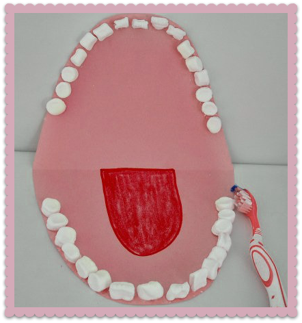 Dental-Craft-Marshmallow-Teeth-Dental-Crafts-For-Kids4